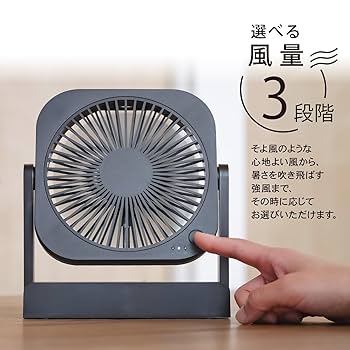 Amazon | 【最新2025年製】 トップランド 卓上扇風機 AC
