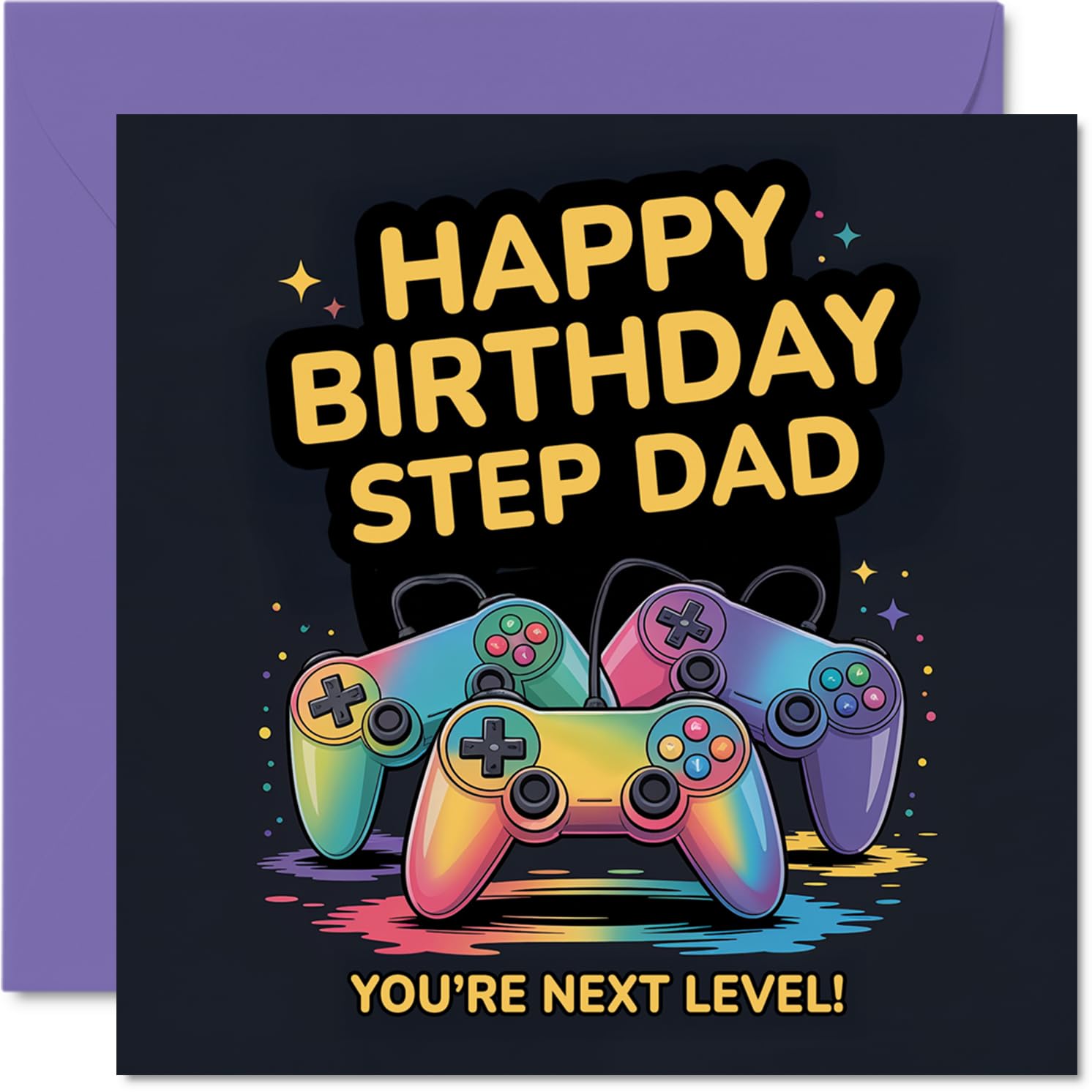 Step Dad Birthday Card, Youre Next Level