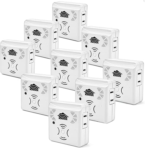 Miniatura 11 de Riddex Sonic Plus - Repelente ultrasónico de plagas, se conecta con salidas adicionales para uso en interiores, repelente de insectos, repelente