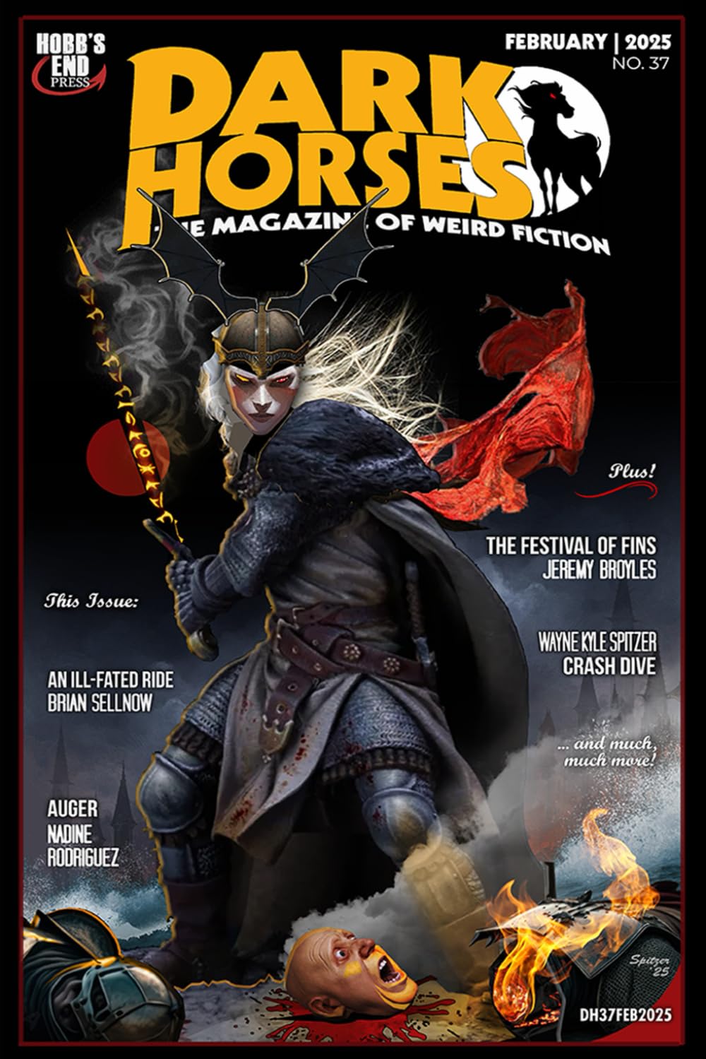 Cover of Dark Horses: The Magazine of Weird Fiction, February 2025