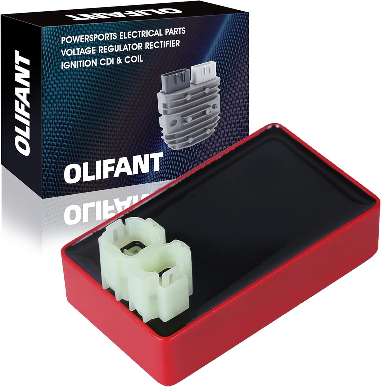 OLIFANT Ignition CDI Module Box For Honda Fourtrax 300 TRX300 TRX300FW 1994-1997 30410-HM5-671 30410-HM5-672 30410-HM5-670 30410-HM5-505 Black