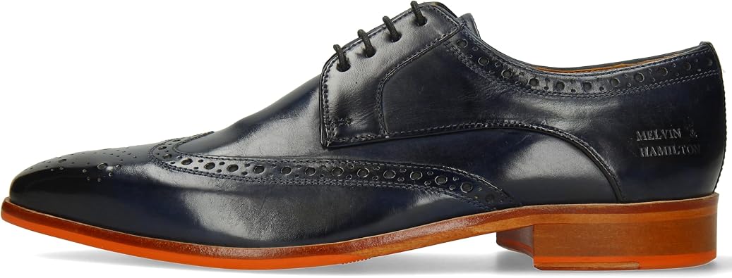 Melvin & Hamilton Homme Lewis 3 Plat Oxford, Rouge, 39 EU