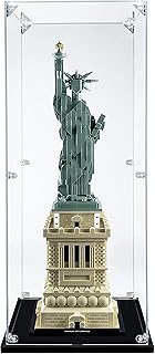 SONGLECTION Acrylic Display Case Compatible for Lego Statue of Liberty #21042, Dustproof Display Case (Case Only) (Lego Sets are NOT Included)