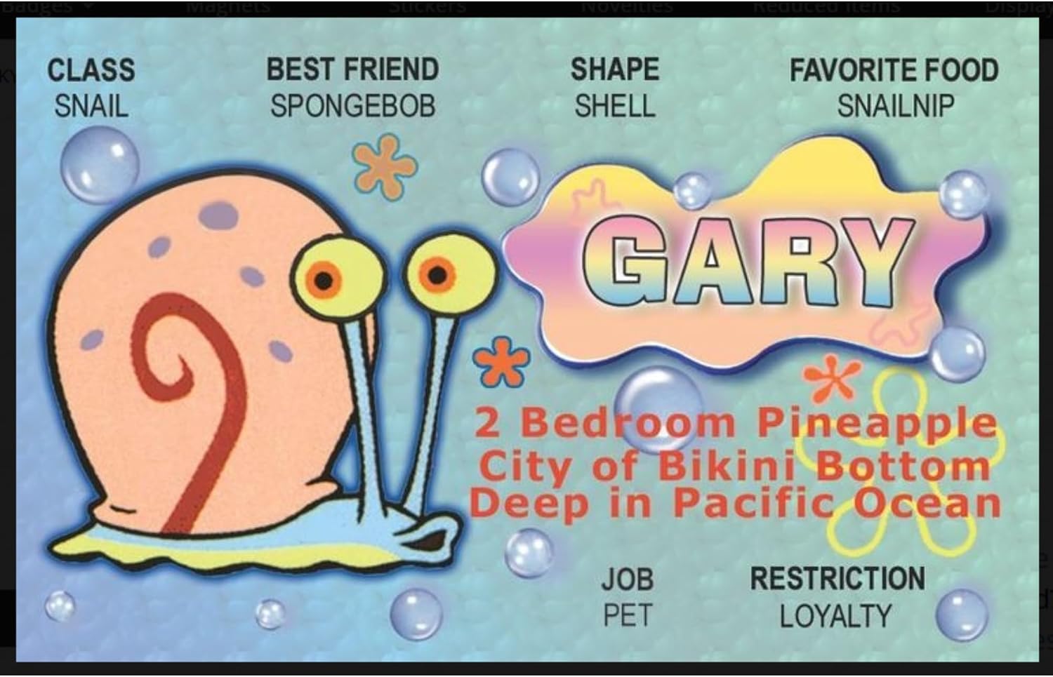 Signs 4 Fun Parody Driver’s License - Gary ID NSBID3 - Fake/Prank ID Novelty Card Game - Collectible Trading Card Driver’s License - Novelty Gift for Holidays - Made in The USA