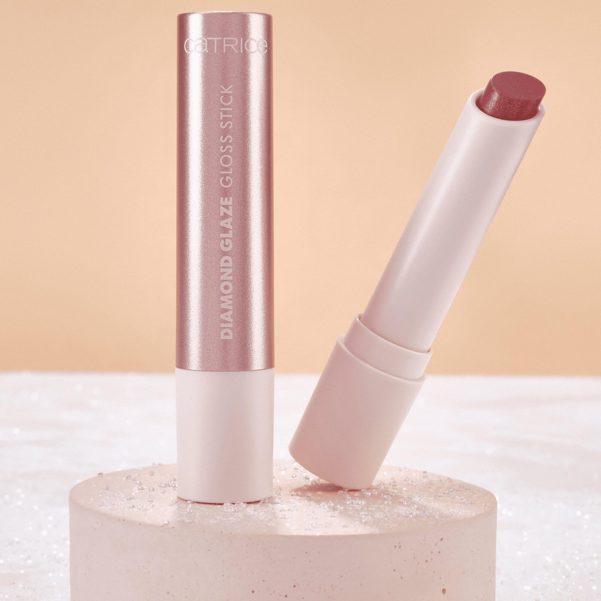 Catrice Błyszczyk w sztyfcie Diamond Glaze Gloss Stick, opieka, błyszczący, świetlisty, mieniący się (1.6g)