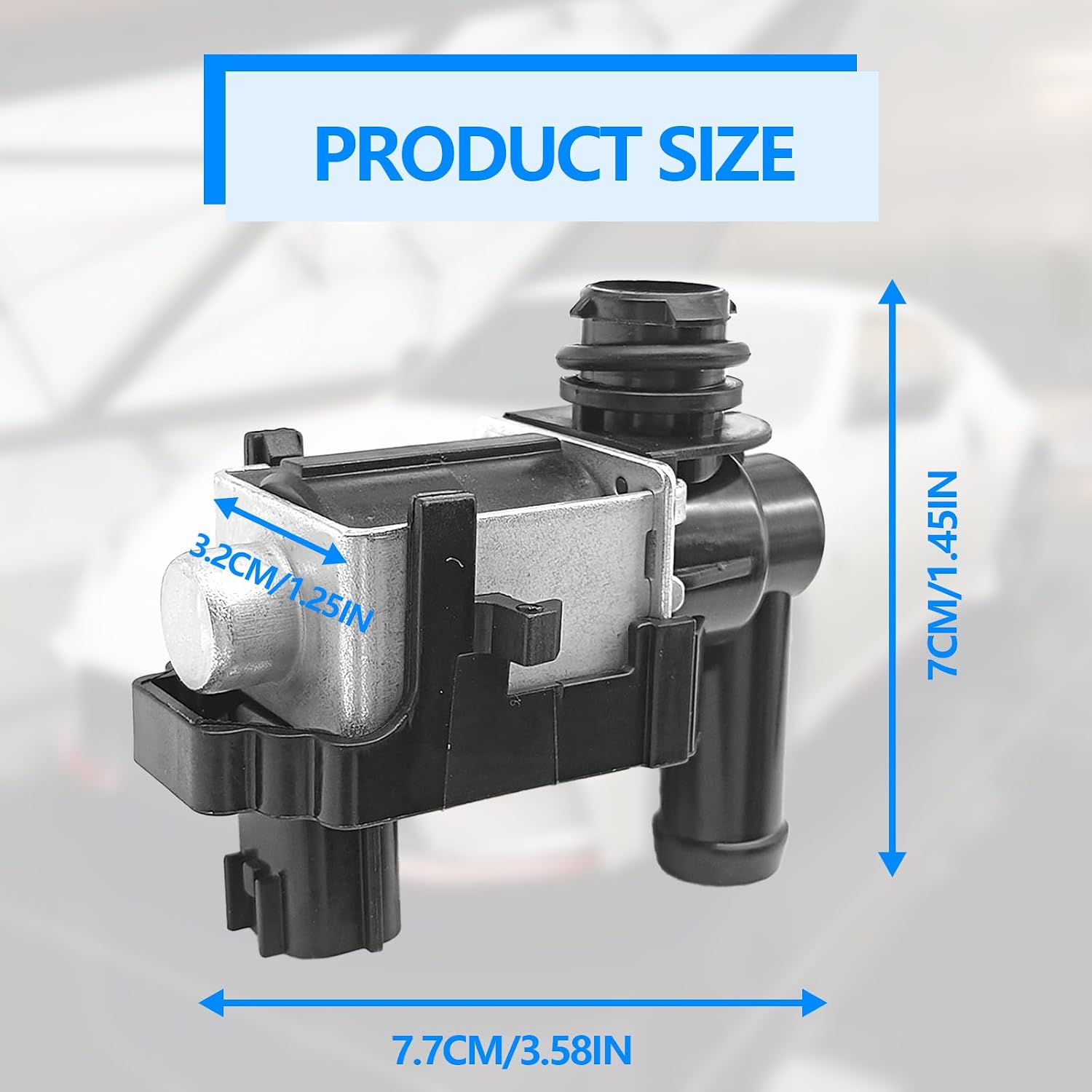 Vapor Canister Purge Valve Solenoid, Compatible with Nissan 350Z NV200 Altima Sentra Versa Infiniti FX45 Q50 QX56 QX60, EVAP Vapor Canister Vent Valve Replaces K5T45786 14935JF00A