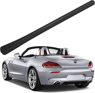 Rubber Antenna for BMW Z4 (2003-2016), BMW Z4 Antenna - 7 Inch Car Wash Proof, Internal Copper Coil Antenna Mast Replacement