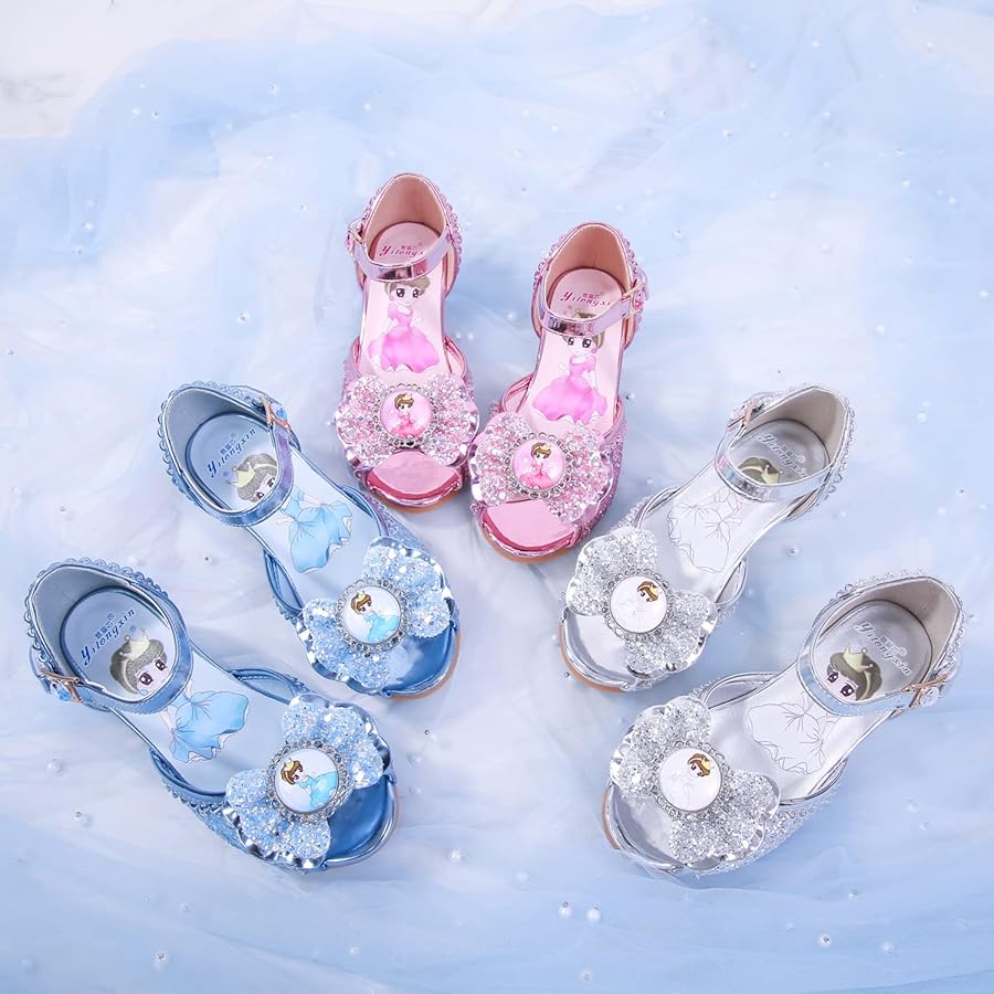 Scarpe Bambina Con Fiocco E Perle - Tacco Alto Per Feste E Occasioni Speciali - Foto 9