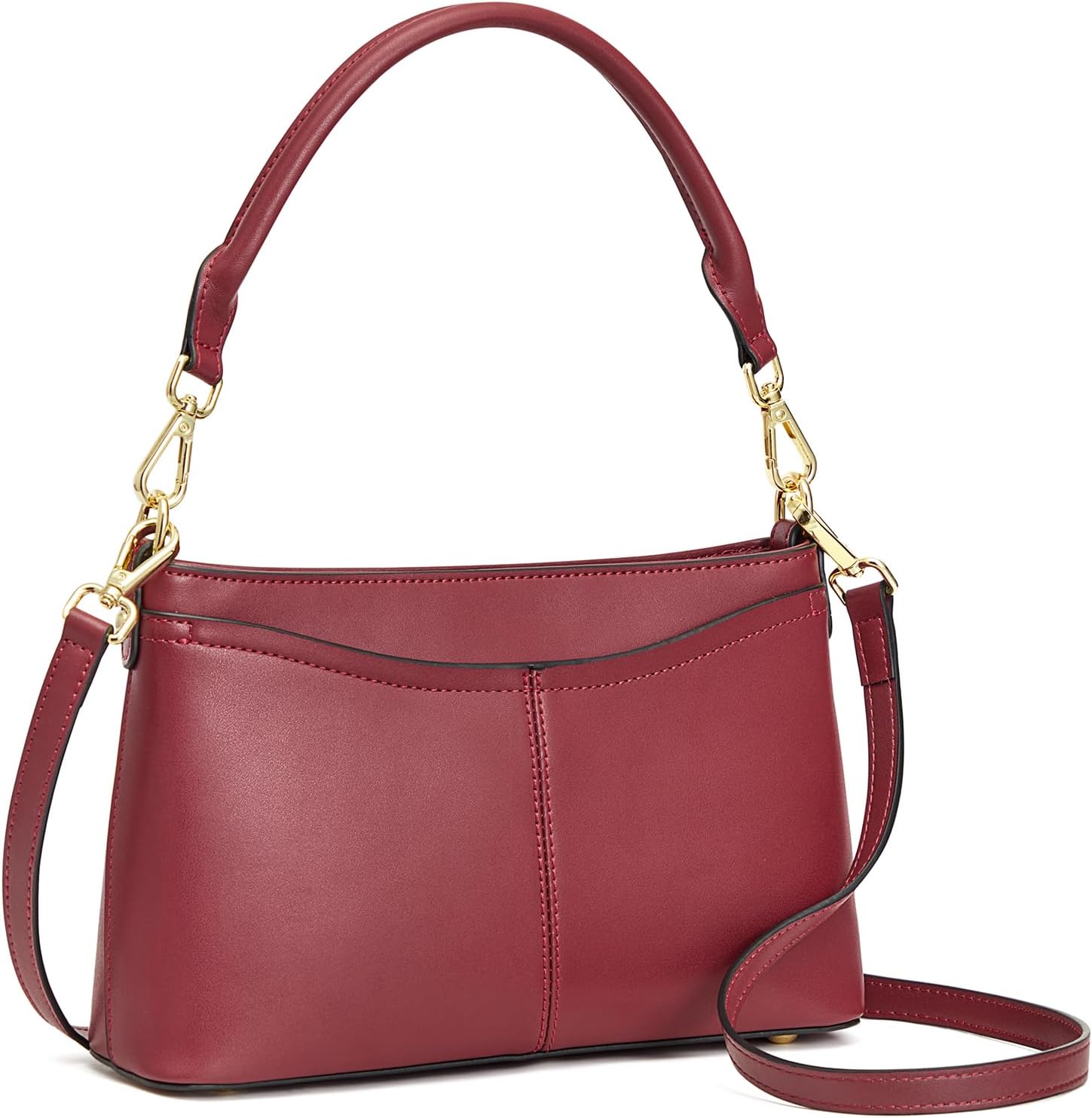 Kattee Leather Crossbody Bag for Women, Small Purse Handbag