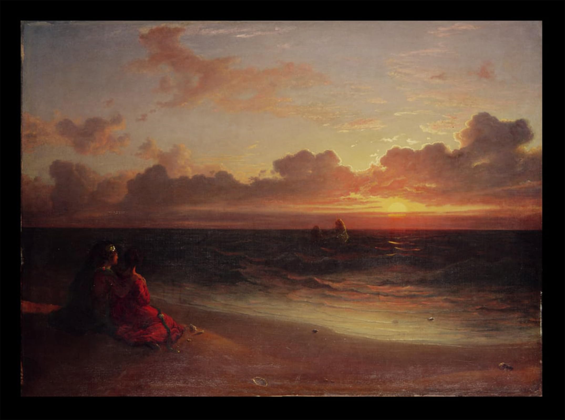 Tableau toile coucher de soleil Danby 60x90cm SERENDIPITP