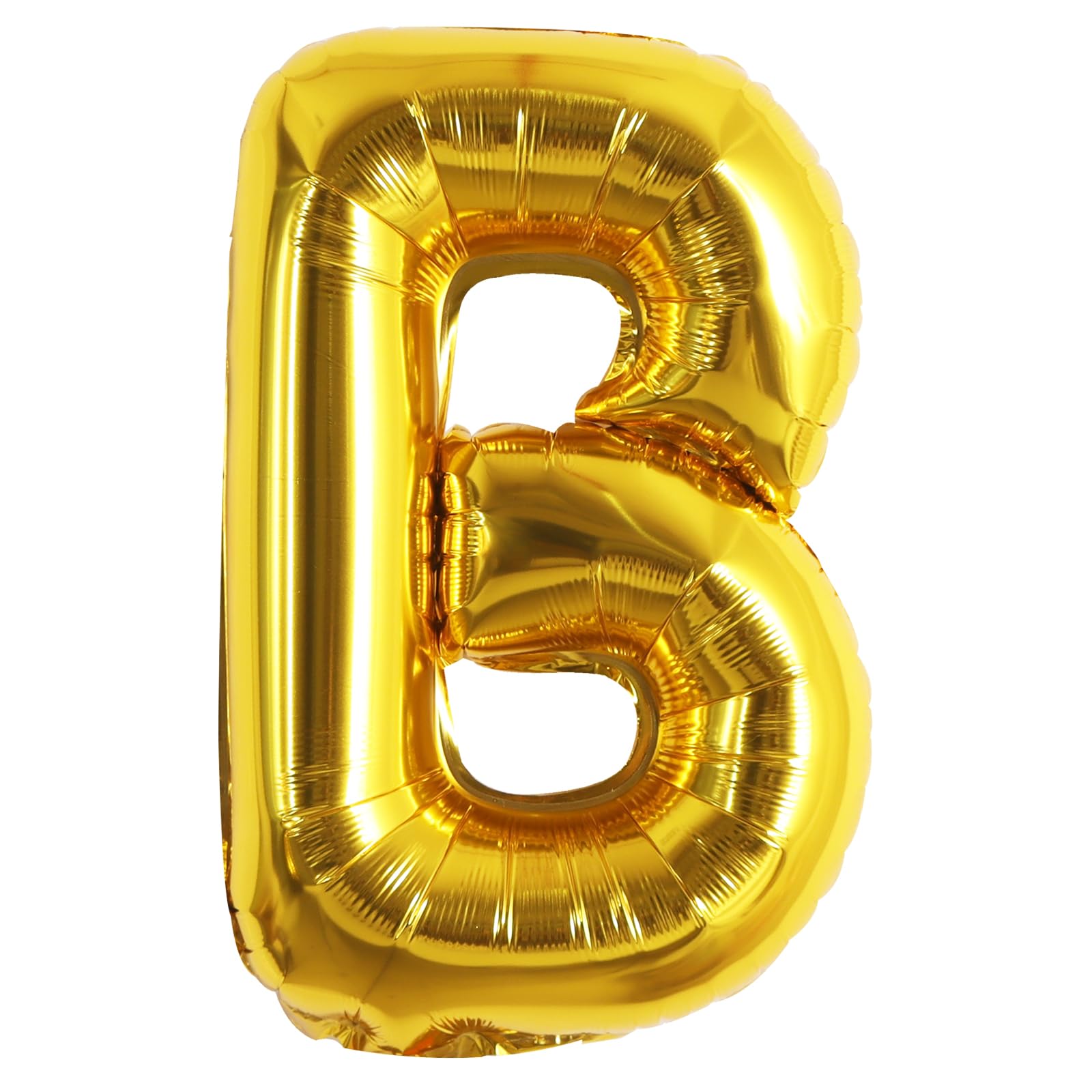 TONIFUL Gold Letter B Balloon 16 Inch Foil Alphabet B Birthday Party Decor — image 1