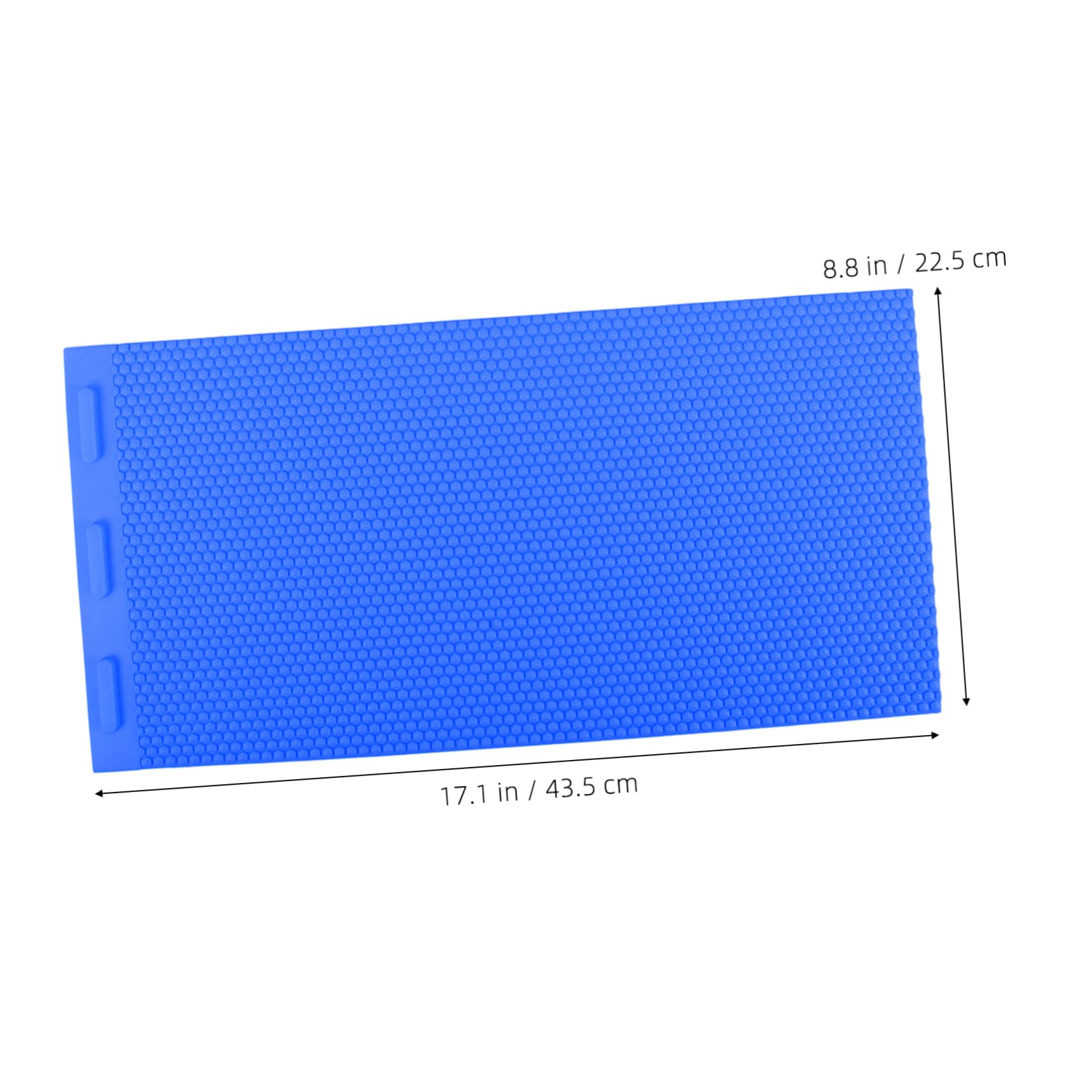 Moule en Silicone pour Feuilles de Cire Alvéolée Bleue, Flexible