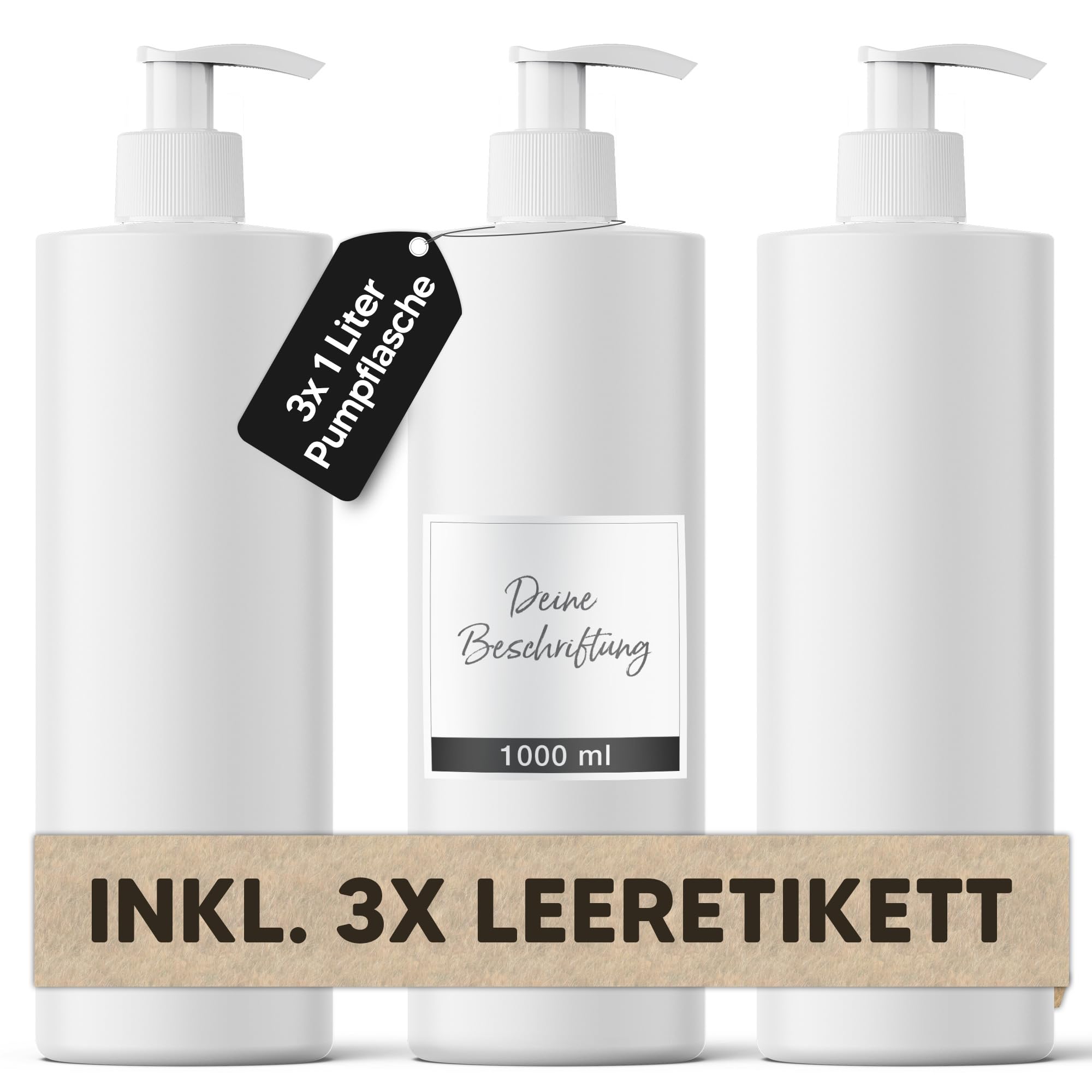 FLACONE POMPA VUOTA Dispenser Per Bottiglie Lavaggio Corpo Dispenser Lozione EUR 13,00 - PicClick IT - Foto 3