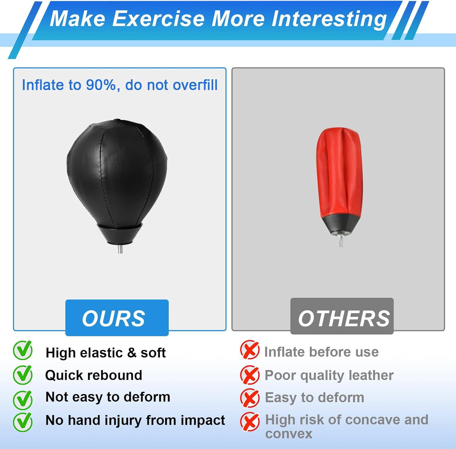 Punching Bag for Adults, Boxing Bag with Stand, Height Adjustable Standing Punching Bags, Speed Ball Kickboxing Bags for Training, Stress Relief and Fitness