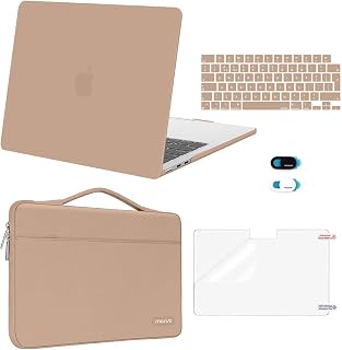 MOSISO Kompatibel mit MacBook Air 13 Zoll Hülle M5 M4 M3 M2 2026-2022 13,6"
