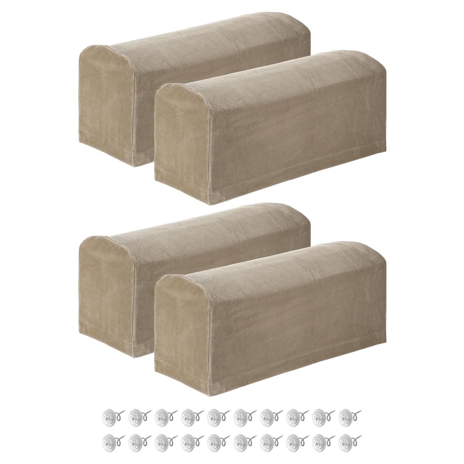 Fundas elásticas para reposabrazos de sofá y sillón reclinable con pasadores
