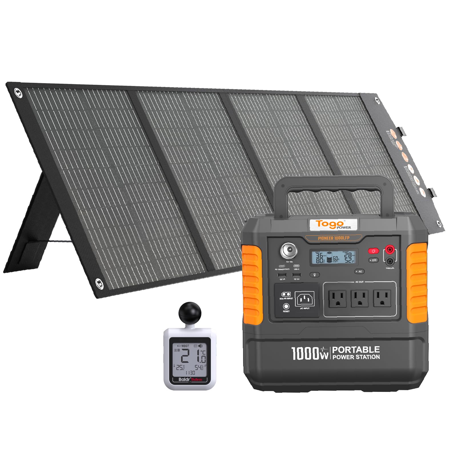 Amazon.co.jp: Togo Power 1000W ポータブル電源 ソーラーパネル