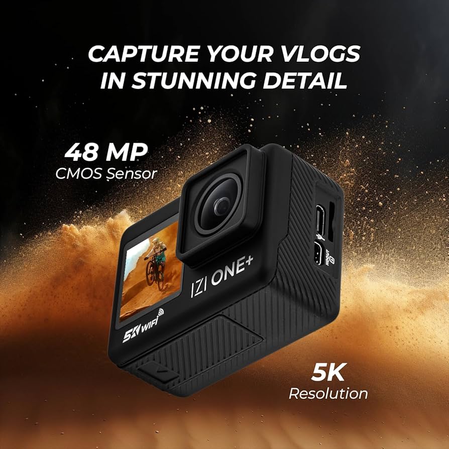 Generation pro 5K action camera アクションカメラ 必要機能は網羅済み！ 最大5Kで撮影できる付属品も充実の