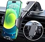 VANMASS Car Phone Holder 2025 Military-Grade Phone Holder for Your Car Windshield Dashboard【 65 Lbs Strongest Suction】【Patent & Safety Certs】 Universal Cell Phone Car Mount for iPhone Samsung Android