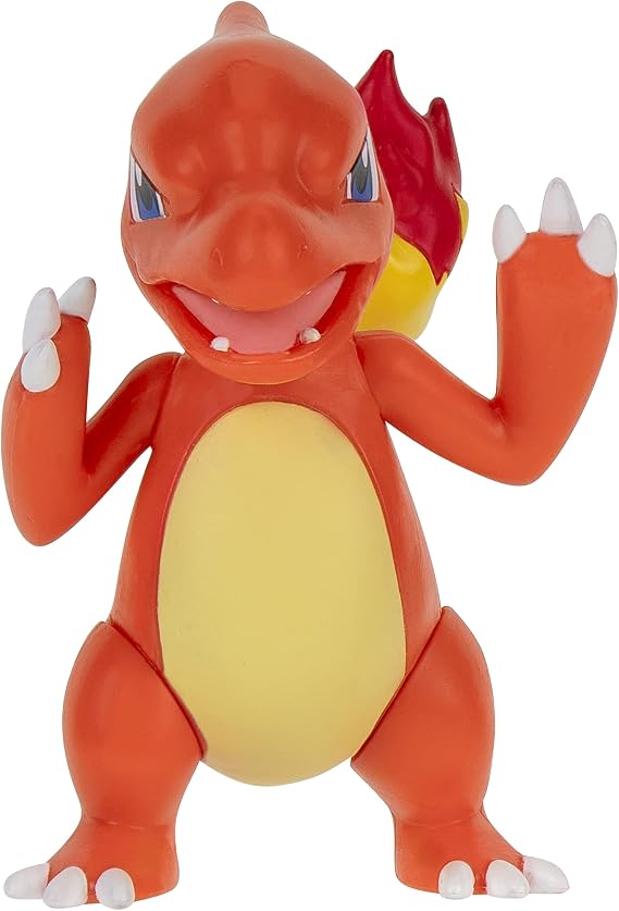 Pokemon Battle Articulated 3’ Figure Set S16 - Mimikyu-Charmeleon-Marill