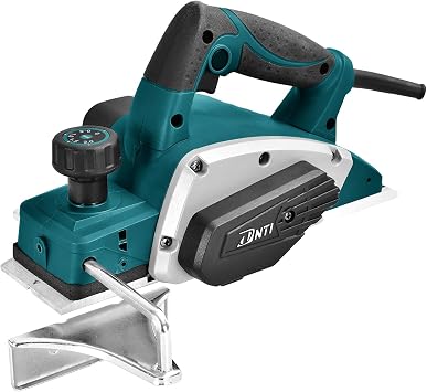 DNTI 5amp Electric Hand wood Planer for Wood 16000rpm Planers Woodworking Tool corded electric Handheld Planers Chamfer DIY 3-1/4 Inch Cut Width 58215B