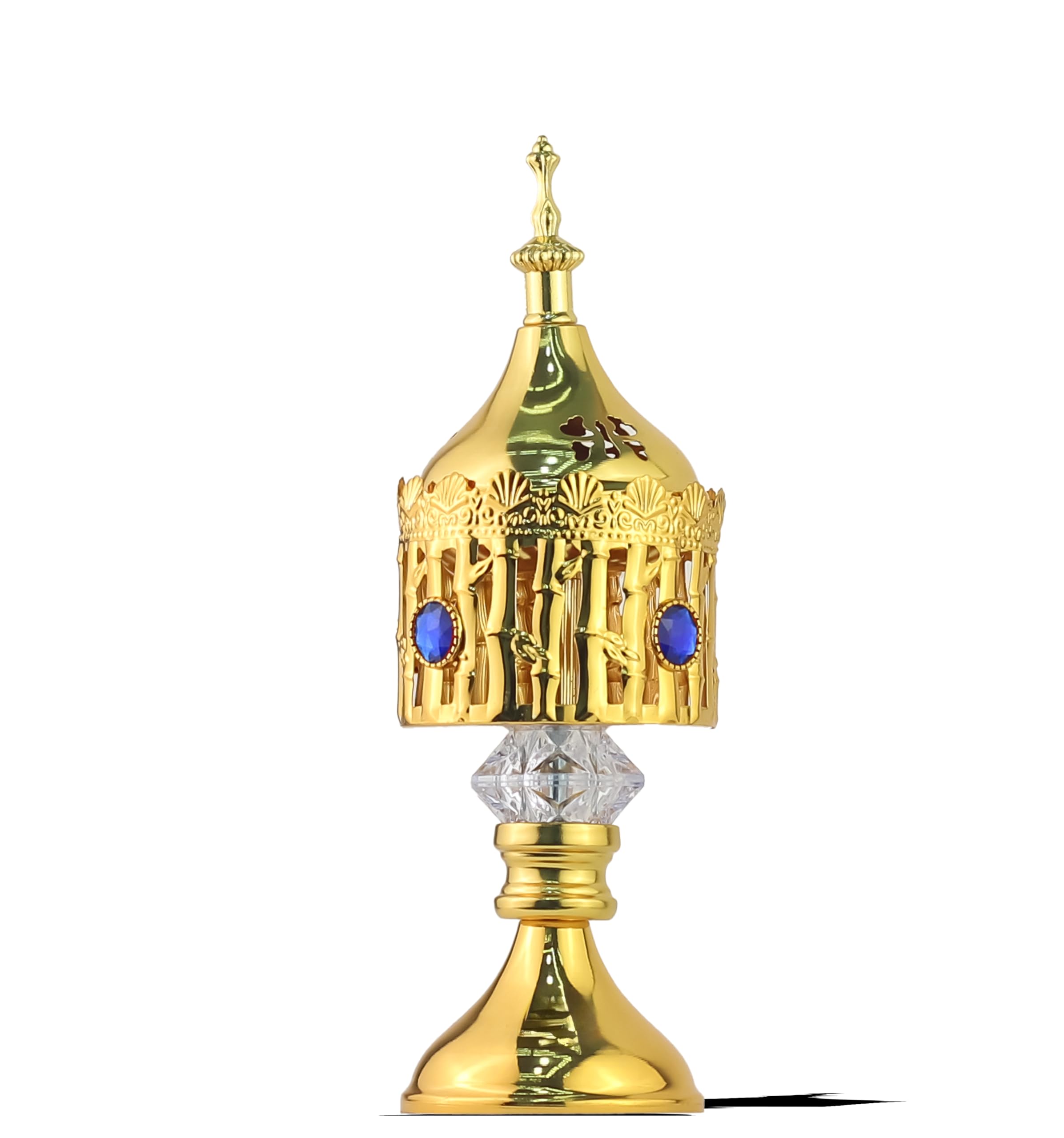 Mobigon Charcoal Incense Burner, Bakhoor Burner, Oud Frankincense Incense Burner, Vintage Arabic Burner, Suitable For Arabian Oud, Yoga, Spa and Aromatherapy, Office & Home Decor (Style 45)