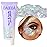 DAGEDA Body Glitter Gel, Face Glitter Body Gel Sequins Shimmer Liquid Eyeshadow, Chunky Glitter for Face Hair Nails, Holographic Cosmetic Laser Powder Festival Glitter Makeup 50ml(White)