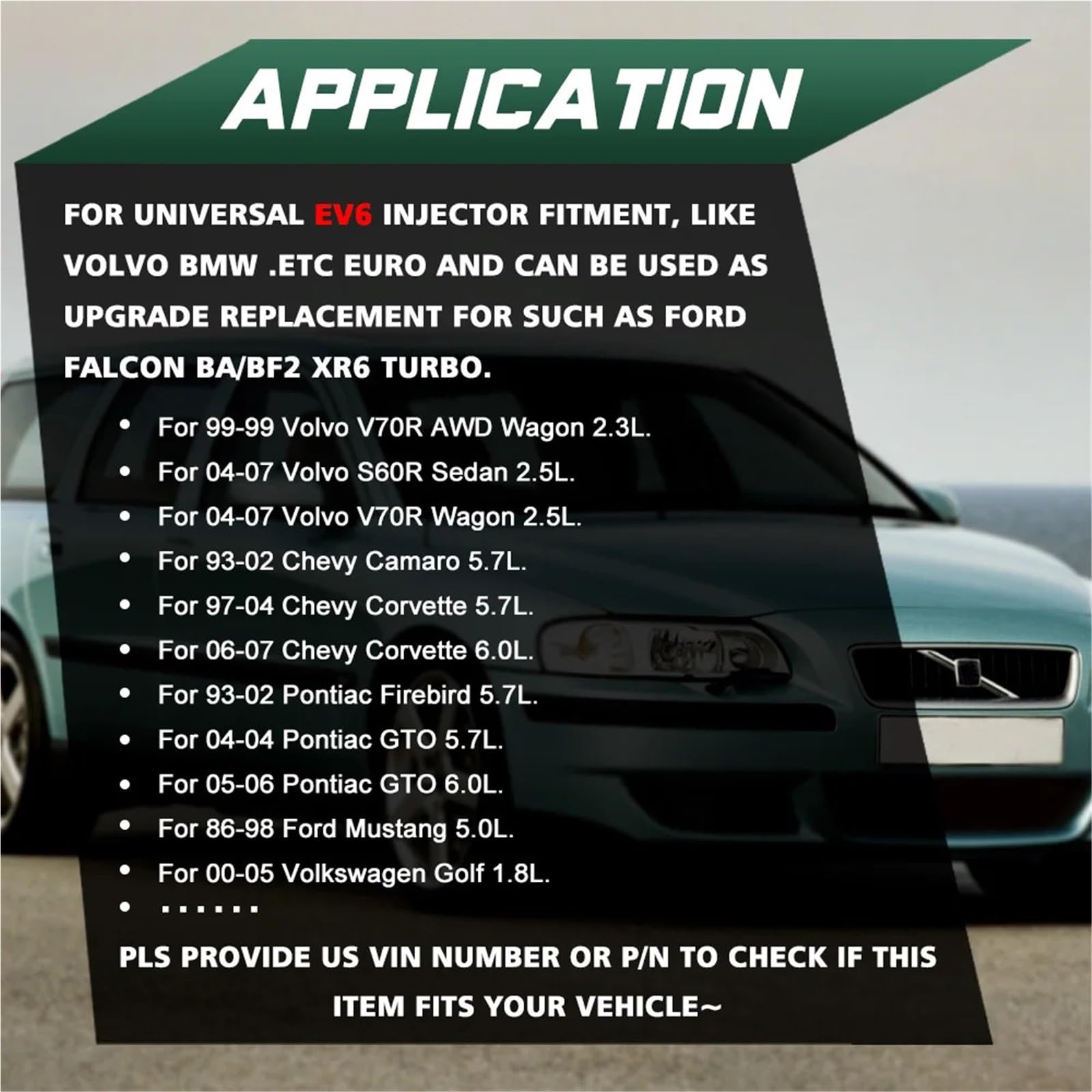 4 szt. 0 280 155 968 Wtryskiwacz paliwa 440 cm3 pasuje do Volvo Commodore VN Audi S4 0280155968 Wtryskiwacze paliwa samochodowego