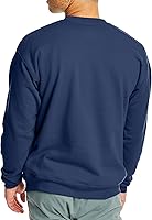 Vista 86 de Hanes Men's Ecosmart Fleece Sweatshirt, Pullover Crewneck Sweatshirt, Big & Tall, 1 or 2 Pack Denim Blue - 1 paquete