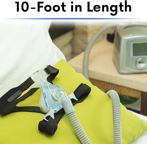 Miniatura 5 de BISTRAS Fabricado en Estados Unidos: tubo universal CPAP de 10 pies compatible con todos los principales CPAP, BiPAP y la mayoría de las máquinas