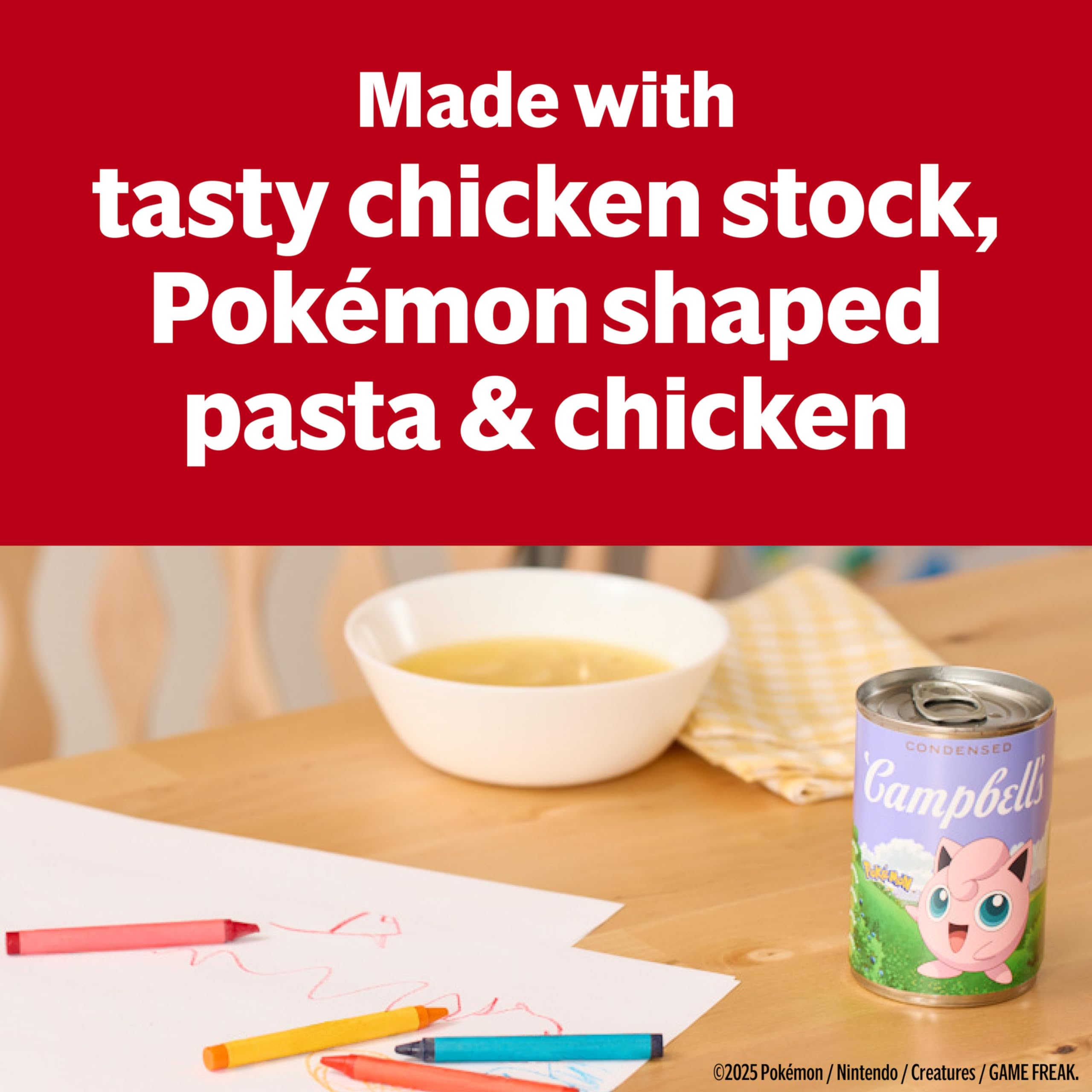 Amazon.com: Campbell's Condensed Kids Soup, Pokémon Shaped Pasta