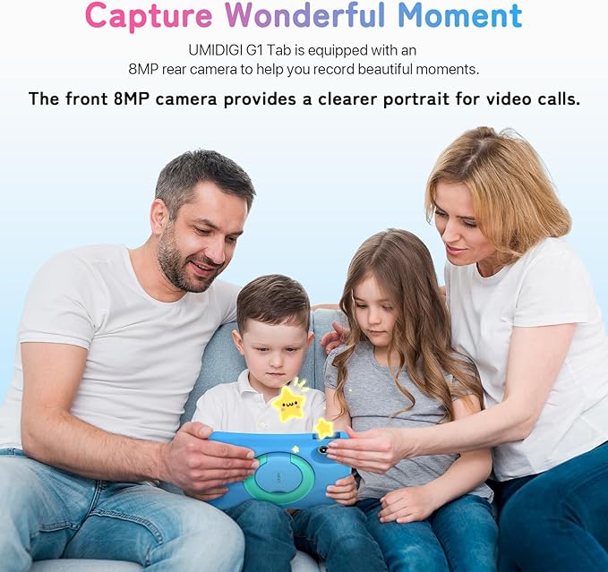 Family Fun View: UMIDIGI Kids Tablet, G1 Tab Android 13 Tablet PC, 10.1