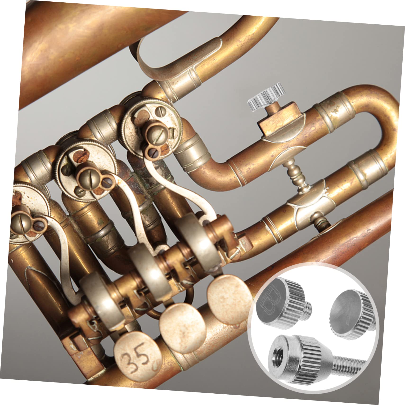 TOYANDONA 3 Sätze Zubehör Für Musikinstrumente Spannschraube Für Sax Instrumentalteil Saxophon Ersatzteile Saxophon Tenor Micro-usb- Mikro Kleines Befestigen Metall