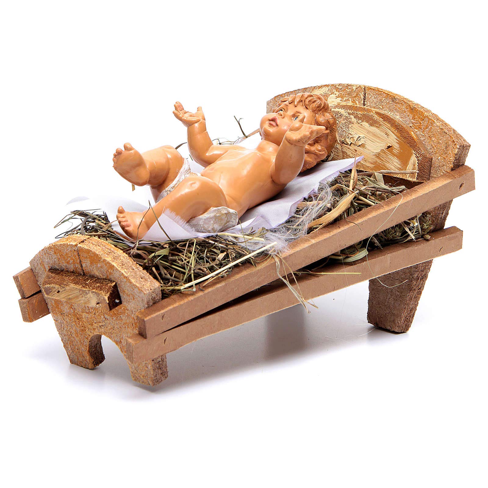 Pastorella con agnello presepe Fontanini cm 12 - 184