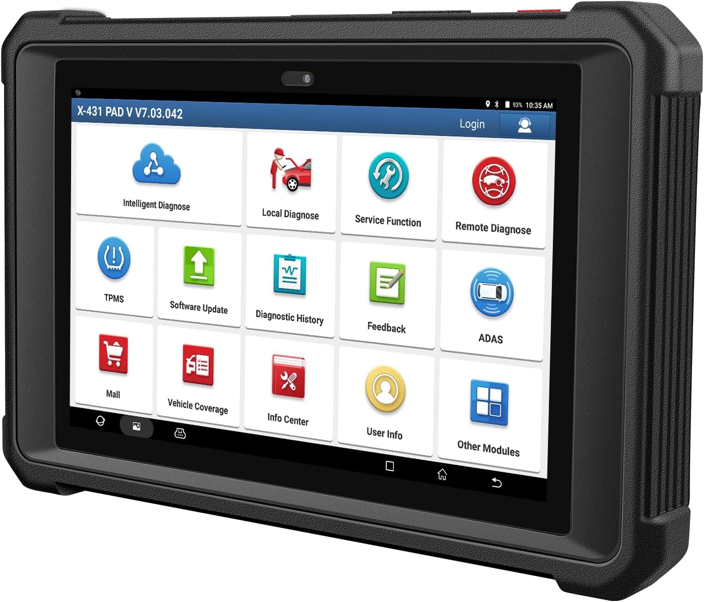 LAUNCH X431 PAD V Elite, 2025 New J2534 Protocol Tool, ECU Coding, Online Coding, Topology Map, Full Diagnostic Tool with CANFD/DOIP, Bi-Directional Control, 60+ Services,HD Truck, 2 Years Free Update