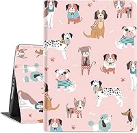 Vista 24 de Funda para iPad 9Th / 7Th / 8ª generación, para iPad 10.2, funda protectora a prueba de golpes, visión multiángulo, soporte ajustable, encendido