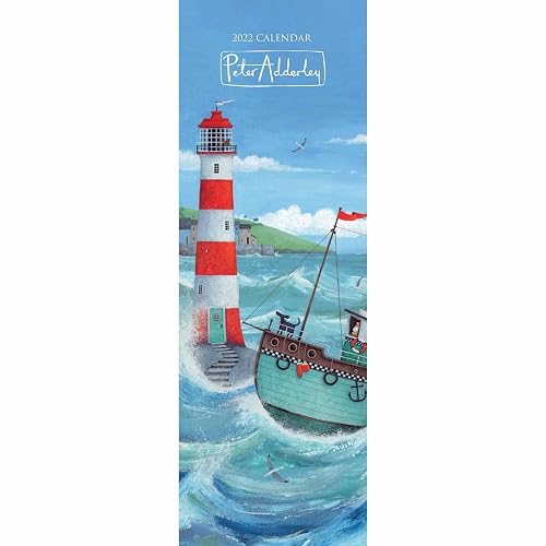 Peter Adderley 2022 Slim Wall Calendar (14.5 x 42.1 cm)