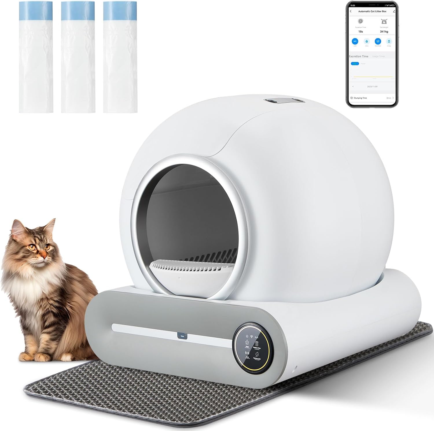 Smart Self Cleaning Cat Litter Box for Multiple Cats Bhutan Ubuy