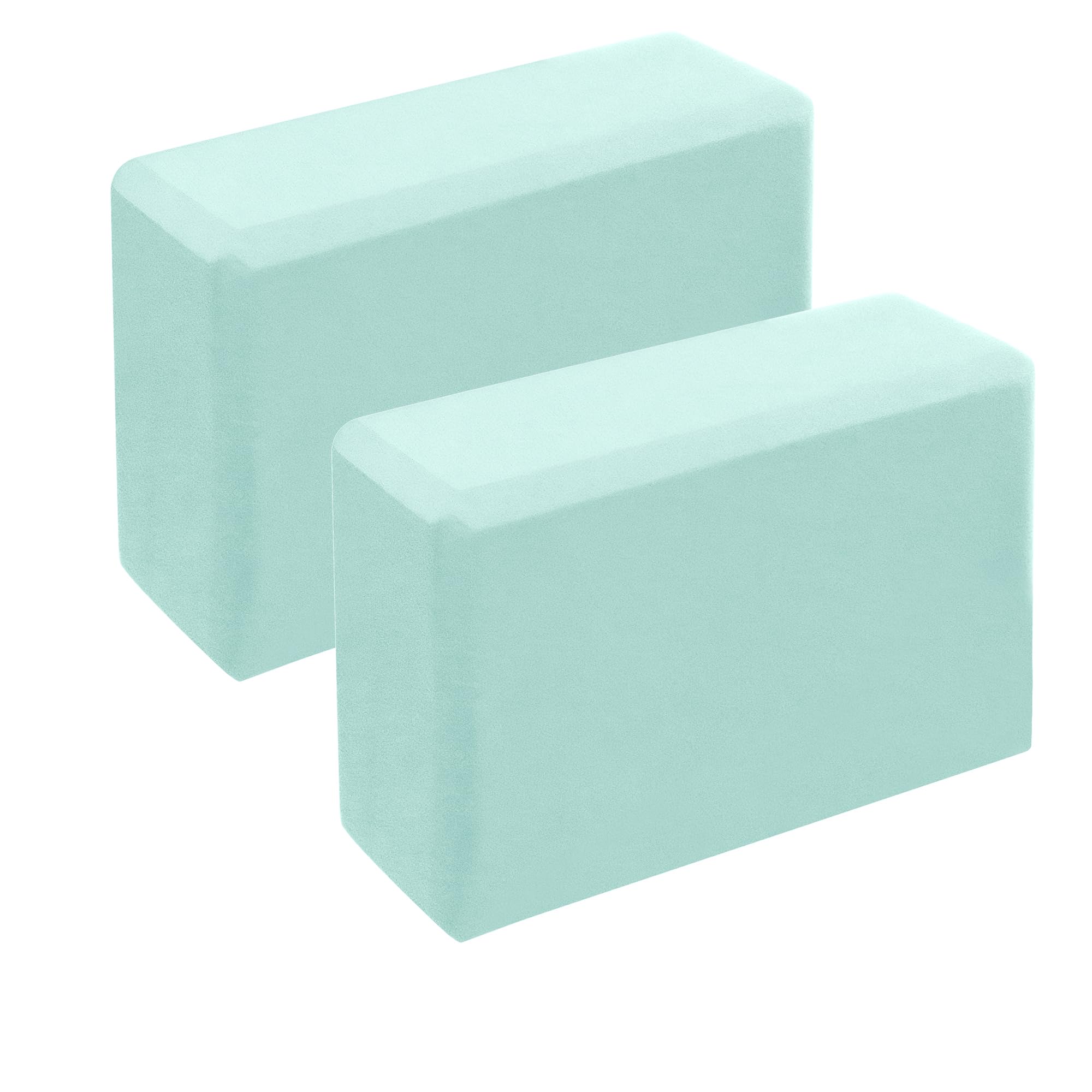 Leikefitness Yoga Blocks 2 Pack,Lightweight-High Density Eva Foam Soft Non-Slip for Yoga, Pilates, Meditation 9"×6"×3" (Green)-image-29