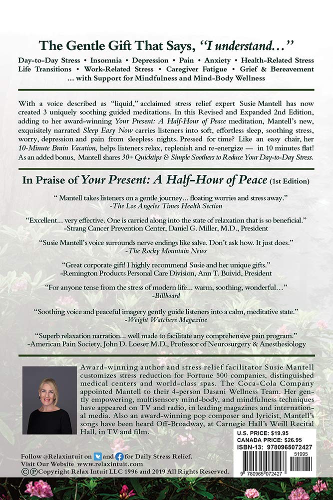 Your Present: A Half-Hour of Peace; 3 Soothing Guided Meditations for Deep Stress Relief, Effortless Sleep & Renewed Energy