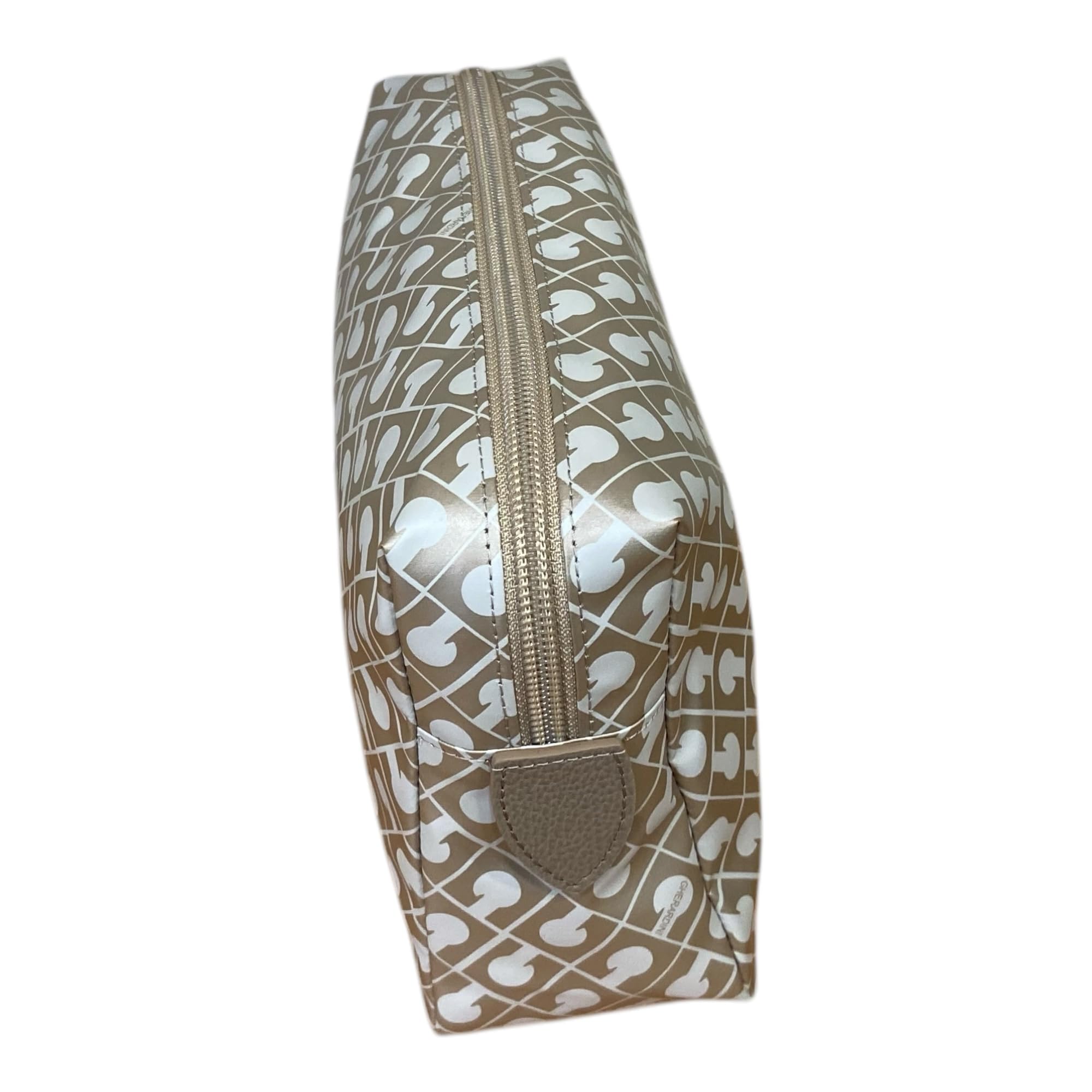 GHERARDINI POCHETTE - Porta Tutto Necessaire GRANDE CHIUSO da ZIP GH 0433 (CRETA)