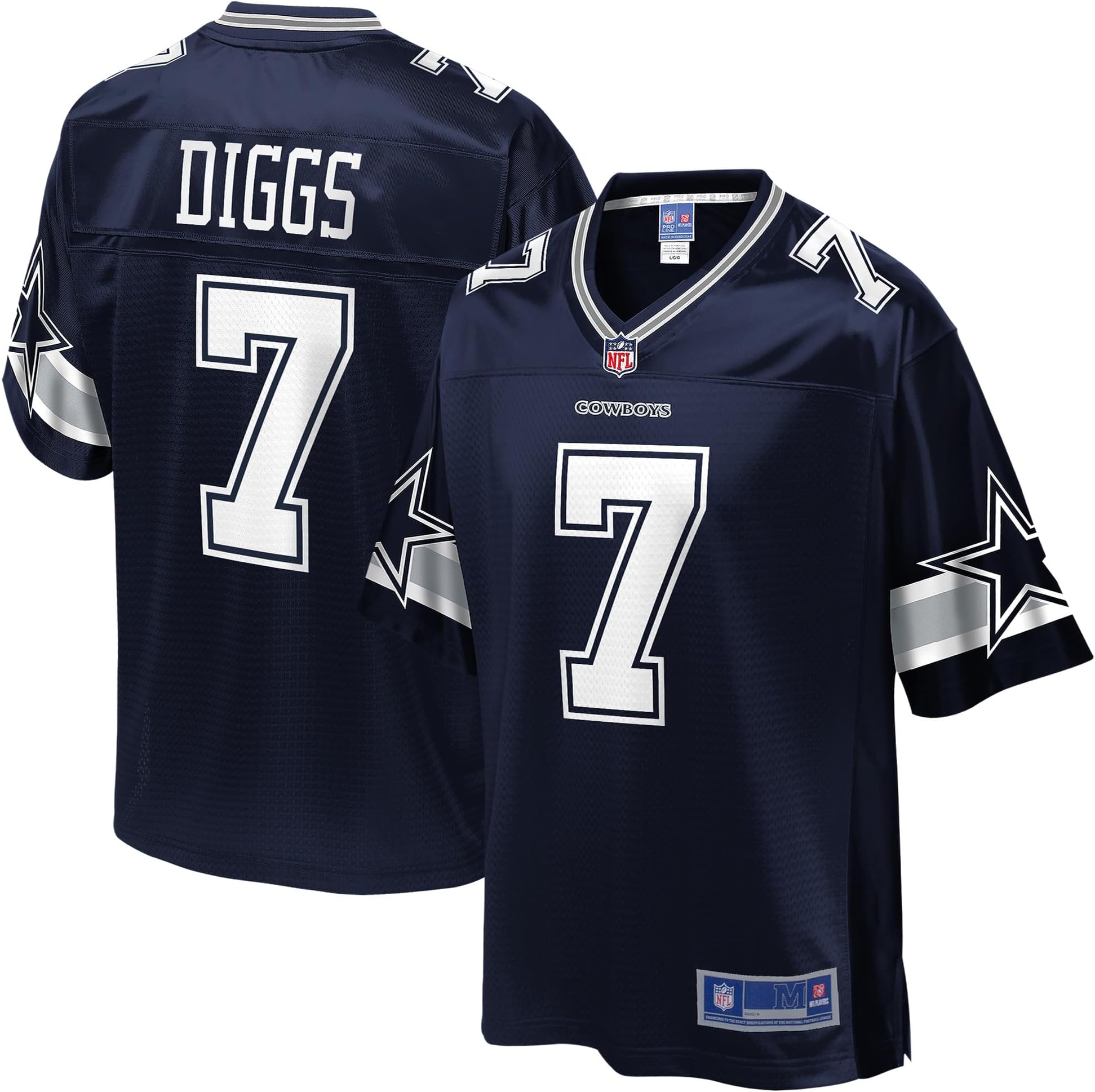 NFL PRO LINEMen's Trevon Diggs Navy Dallas Cowboys Player Home Jersey