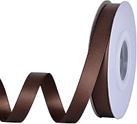 Vista 51 de YAMA Cinta de satén de doble cara, 7/8 pulgadas, 25 yardas para envolver regalos, color rosa