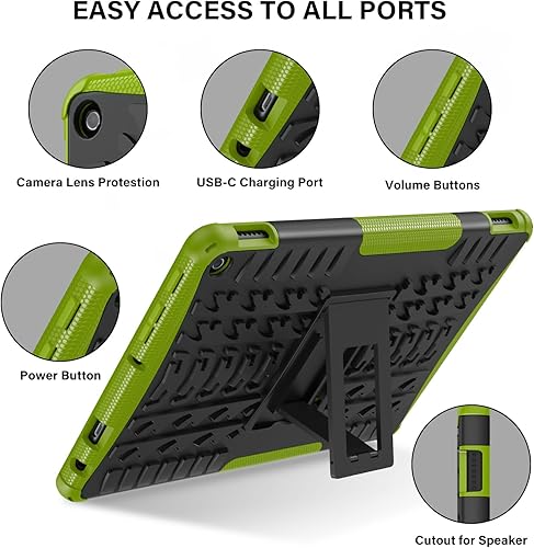 Miniatura 4 de ROISKIN Funda con función atril para tablet 10 y 10 Plus de 11 generación sin protector de pantalla, no para iPad de 10 pulgadas, TCL y Samsung