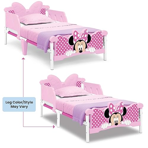 Miniatura 4 de Delta Children Minnie Mouse - Cama infantil 3D, color rosa