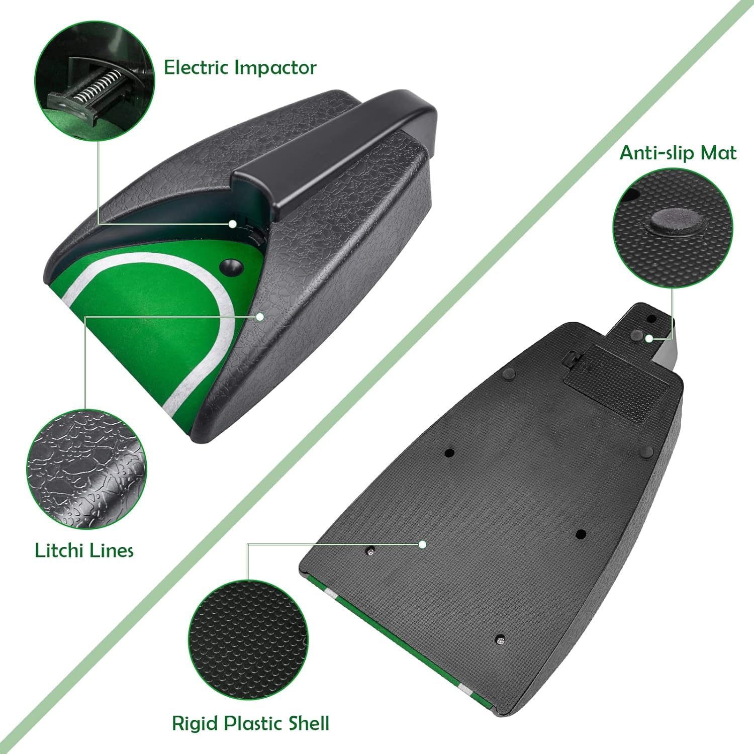 Ailierr Golf Automatic Putting Machine, Golf Practice Putting Hole Auto Returning Golf Cup Training Aid, Putting Returner for Indoor Outdoor Office Practice