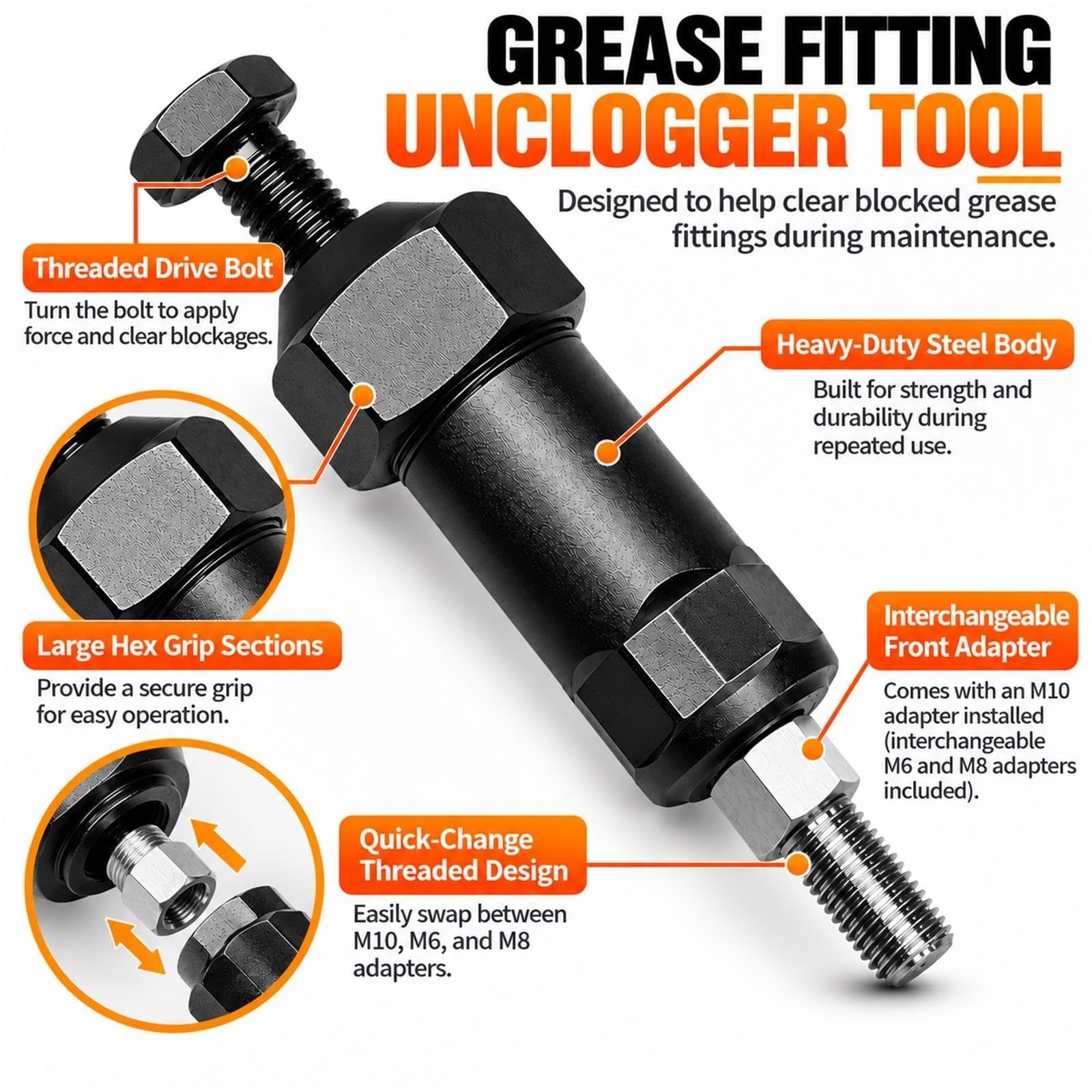 Ingrassatori Professionale 600 PSI, Strumento per Trattori e Auto
