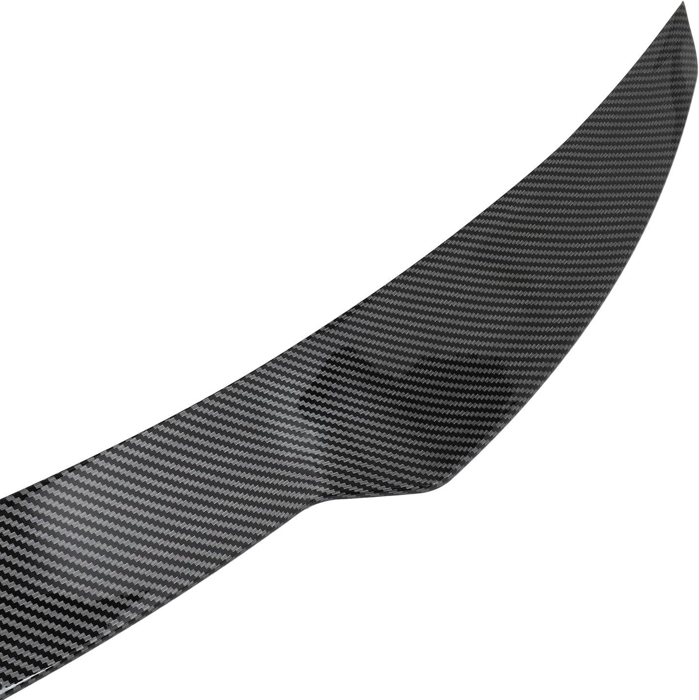 SCITOO Glossy Black Stickers Spoiler Wing Body Kit Compatible with 2017-2022 for Infiniti Q60 Coupe Rear Trunk Spoiler Wing Splitter Chin Exterior Diffuser
