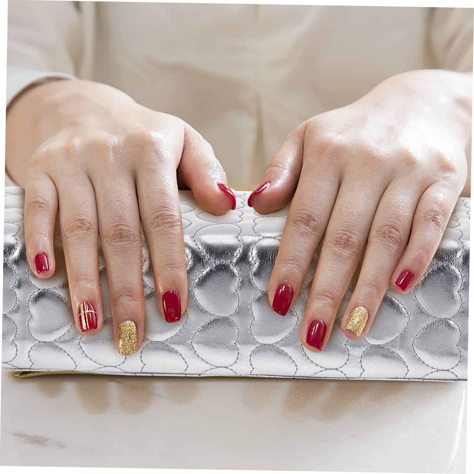Healvian Poduszka Rękę Do Manicure Miękka Wygodna Poduszka Do Trzymania Dłoni Podczas Zabiegów Salonie Idealna Łatwa i Przenoszenia Elegancka i Stylowa