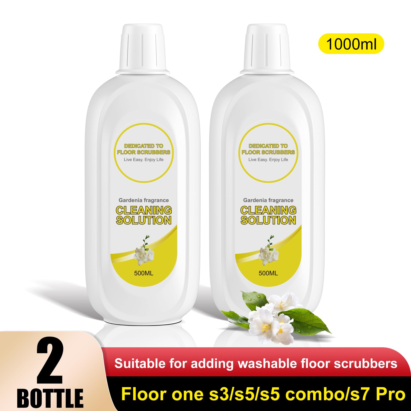 Nukisa Solución de limpieza de suelos (2 botellas)